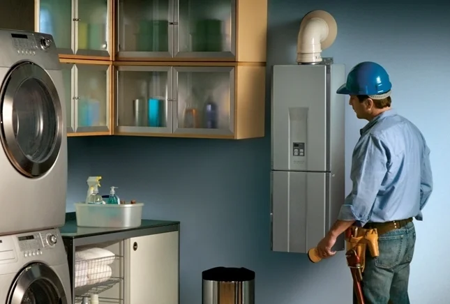 Tankless water heater installation